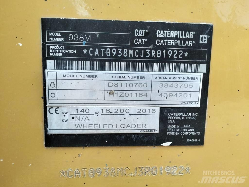 CAT 938 M Φορτωτές με λάστιχα (Τροχοφόροι)