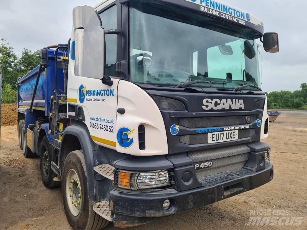 Scania P 450 Φορτηγά Ανατροπή