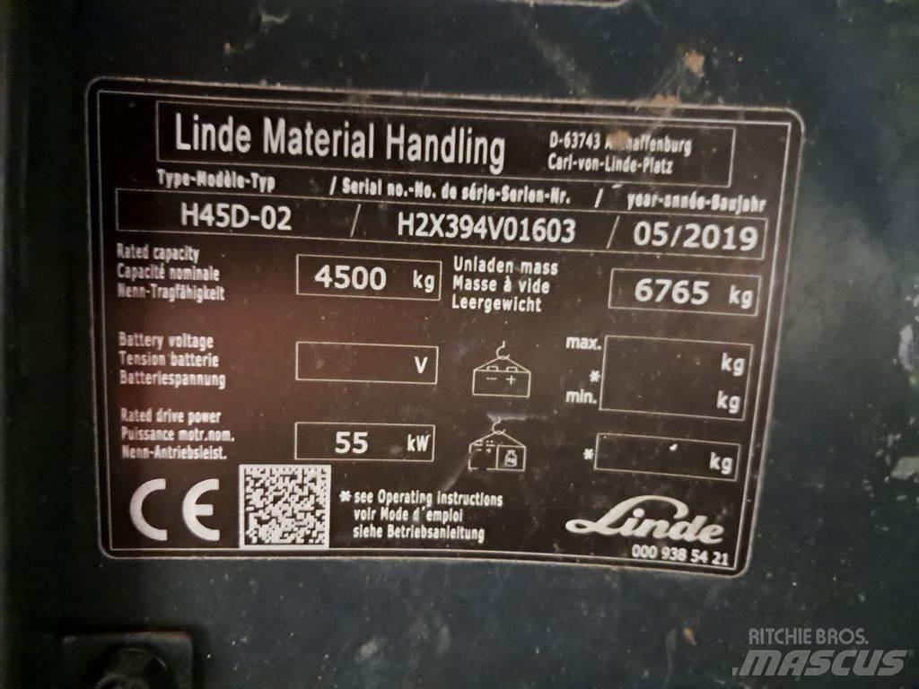 Linde H45D-02 Πετρελαιοκίνητα Κλαρκ