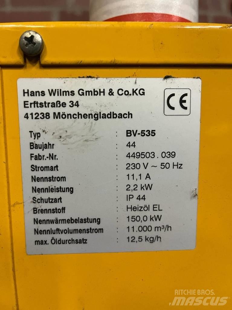 Wilms BV 535 Εξοπλισμός θέρμανσης και ξεπαγώματος