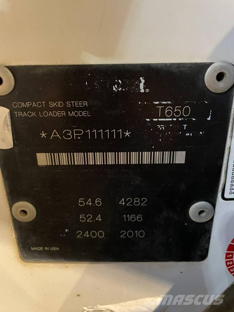 Bobcat T 650 Φορτωτές με ερπύστριες