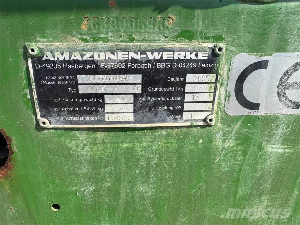 Amazone ZG-B 8200 Διαστρωτήρες ανοργάνων