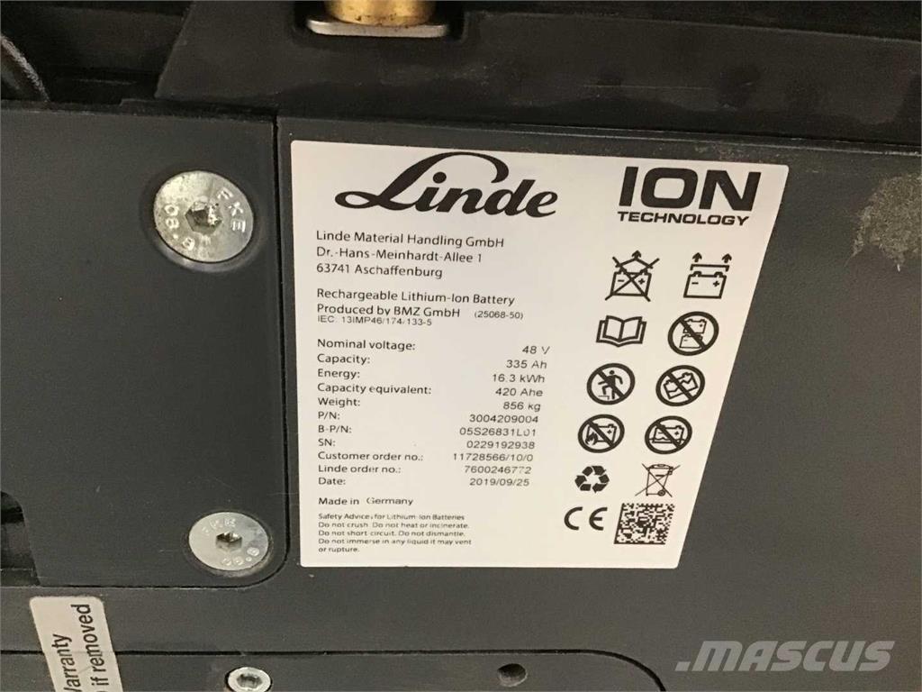 Linde E16 ION Ηλεκτρικά περονοφόρα ανυψωτικά κλαρκ