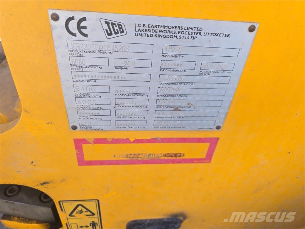 JCB TM 220 Φορτωτές με λάστιχα (Τροχοφόροι)