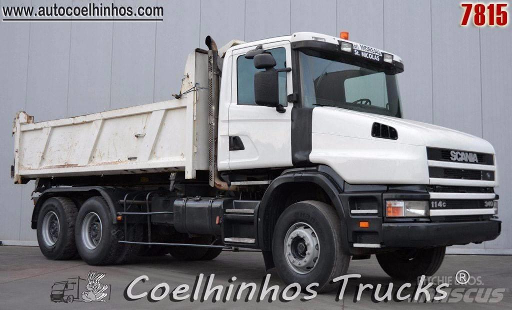 Scania T114 C 340 Φορτηγά Ανατροπή