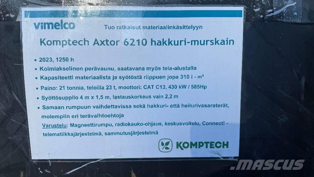 Komptech Axtor 6210 Τεμαχιστές ξύλου