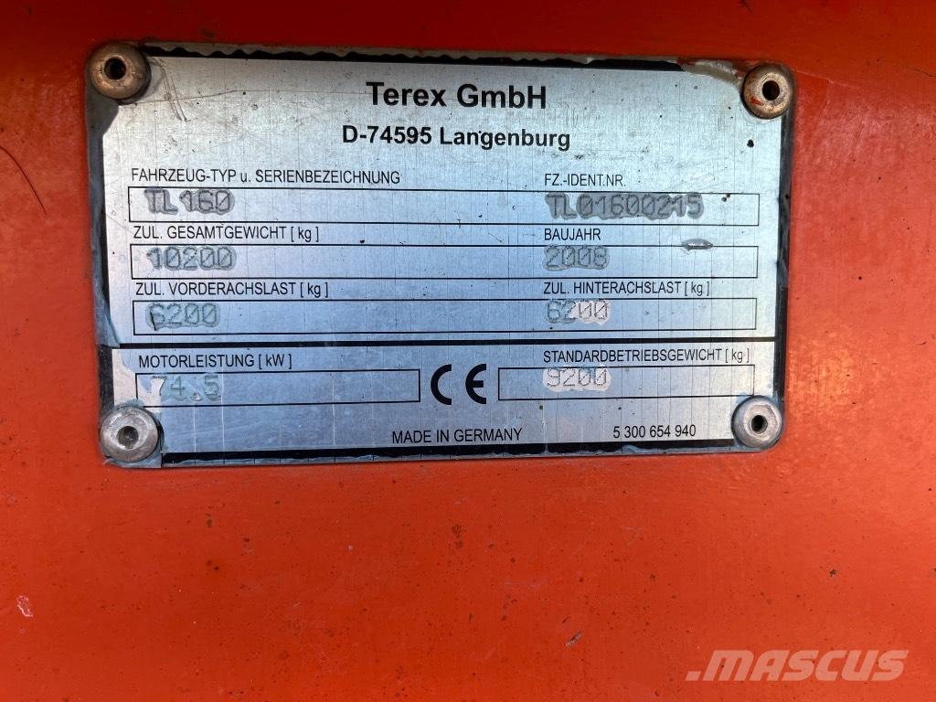 Terex TL 160 Φορτωτές με λάστιχα (Τροχοφόροι)