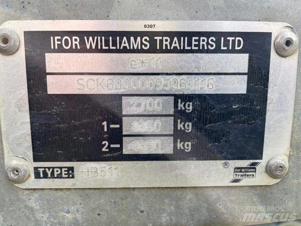 Ifor Williams HB 511 Ρυμούλκες μεταφοράς ζώων