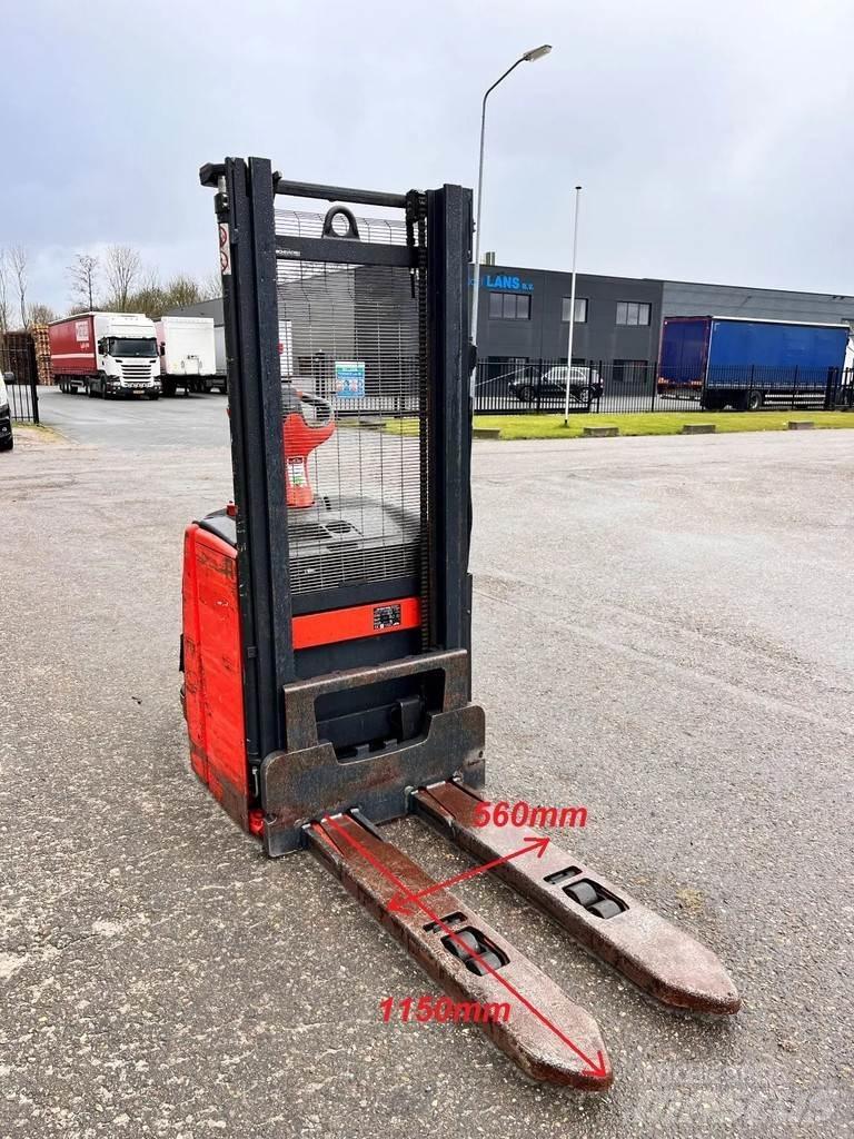 Linde L16AP Παλετοφόρα πεζού χειριστή με ιστό
