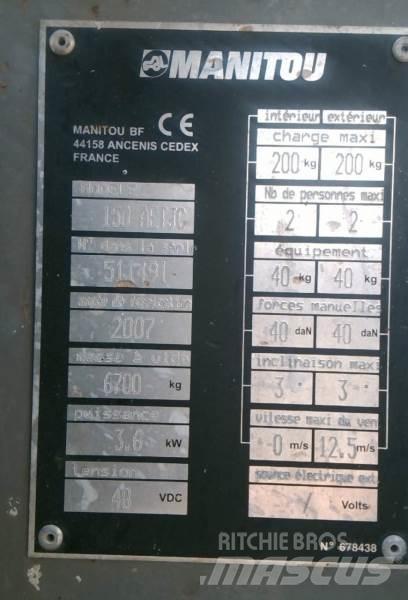 Manitou 150 AETJC Ανυψωτήρες με αρθρωτό βραχίονα