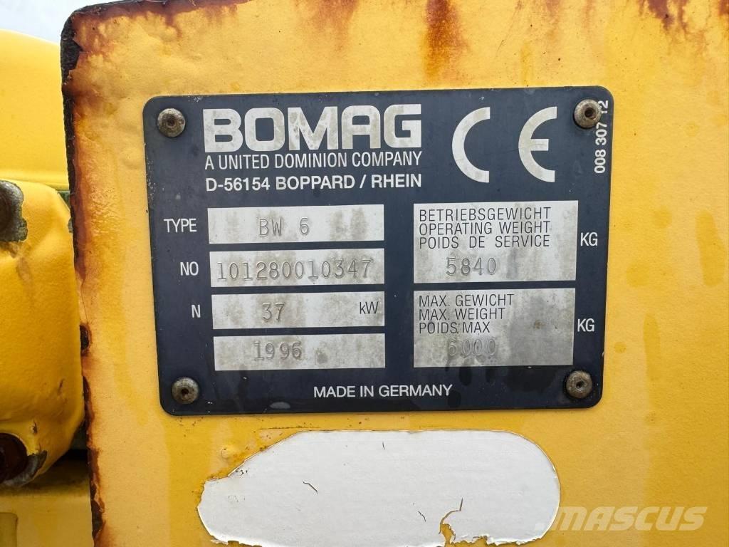 Bomag BW 6 Οδοστρωτήρες διπλού κυλίνδρου