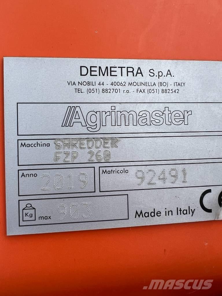 Agrimaster FZP 260 Χορτοκοπτικά και κορυφολόγοι βοσκοτόπων