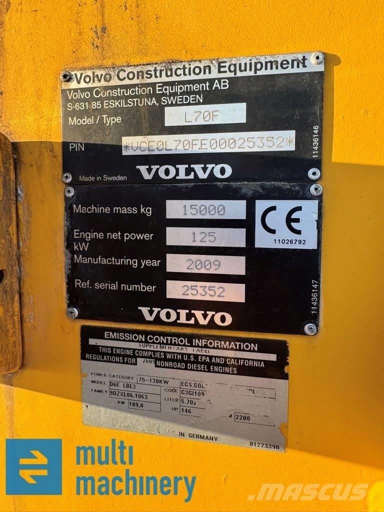 Volvo L 70 F Φορτωτές με λάστιχα (Τροχοφόροι)