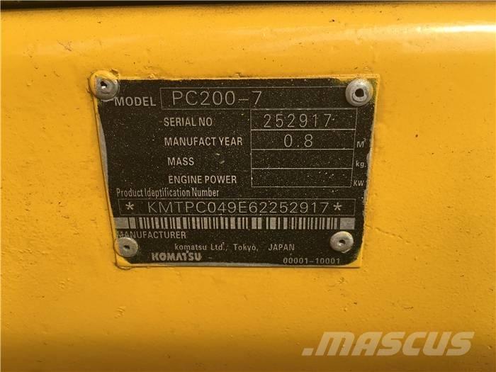 Komatsu PC 200-7 Εκσκαφείς με ερπύστριες