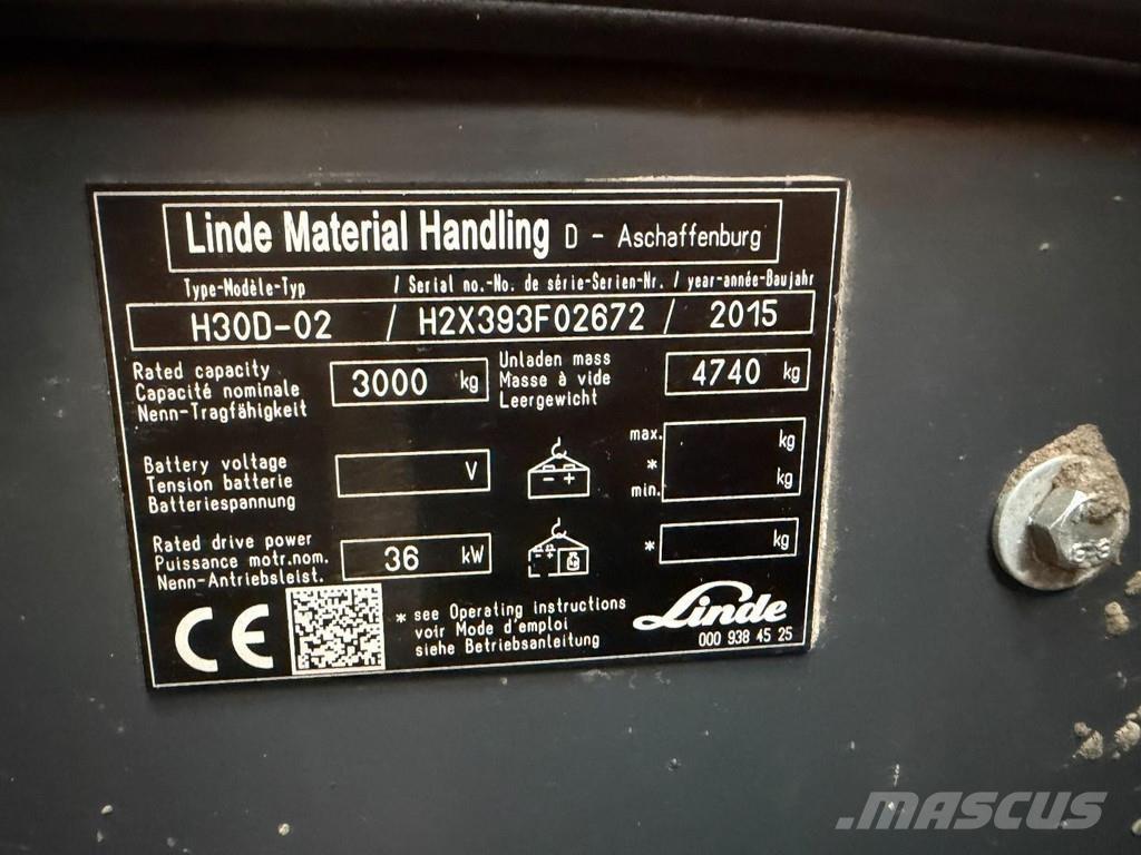 Linde H30D-02 Πετρελαιοκίνητα Κλαρκ