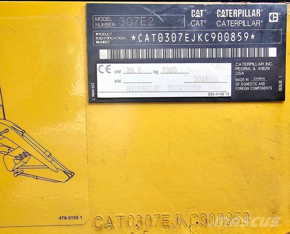 CAT 307 E2 Εκσκαφείς με ερπύστριες