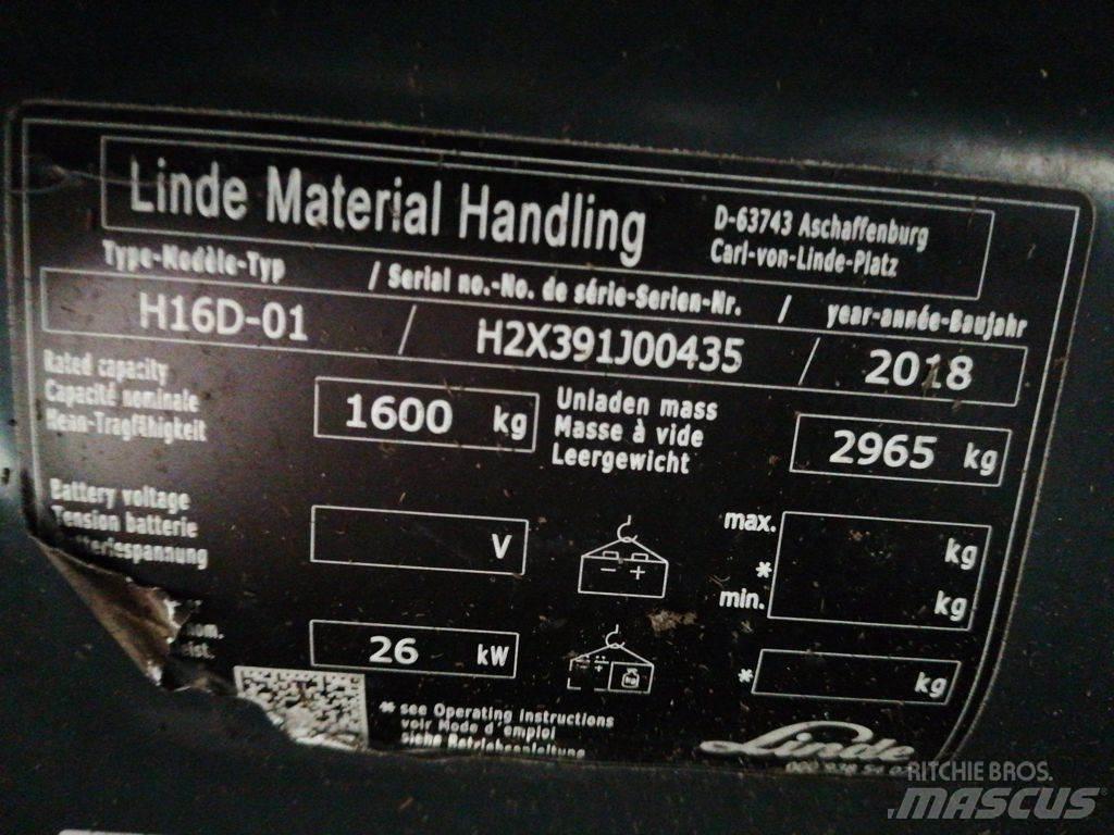 Linde H16D-01 Πετρελαιοκίνητα Κλαρκ