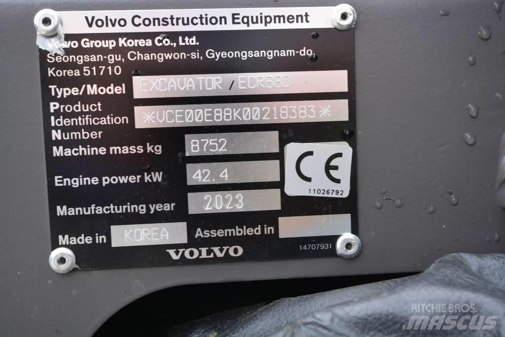 Volvo ECR 88 D Pro Μίνι εκσκαφείς 7t - 12t