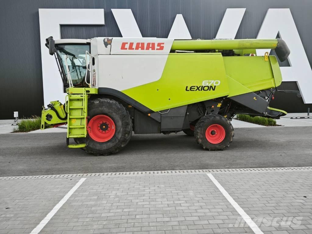 CLAAS Lexion 670 Θεριζοαλωνιστικές μηχανές