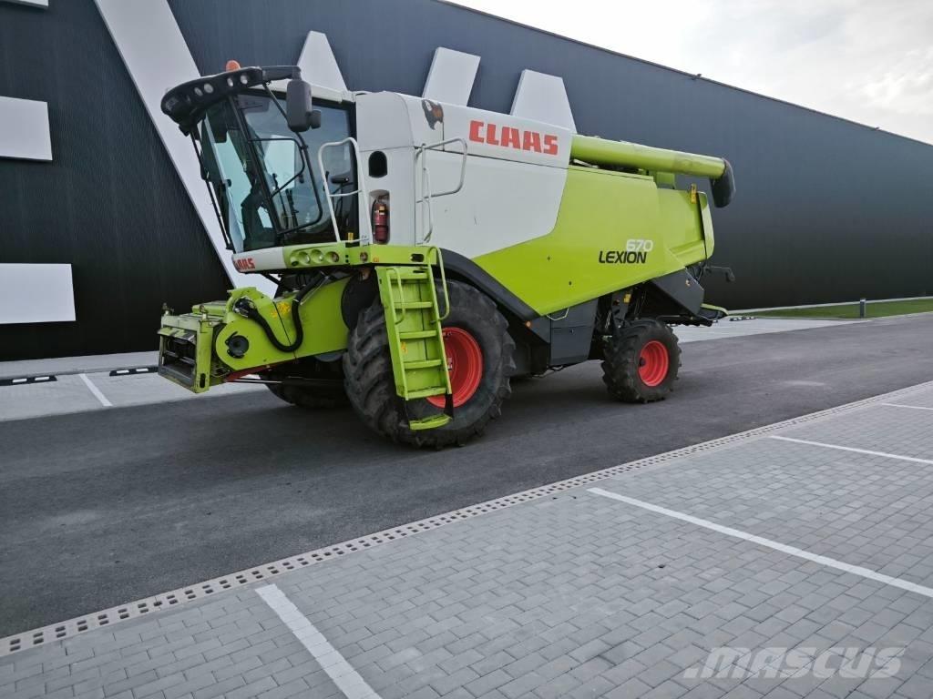 CLAAS Lexion 670 Θεριζοαλωνιστικές μηχανές