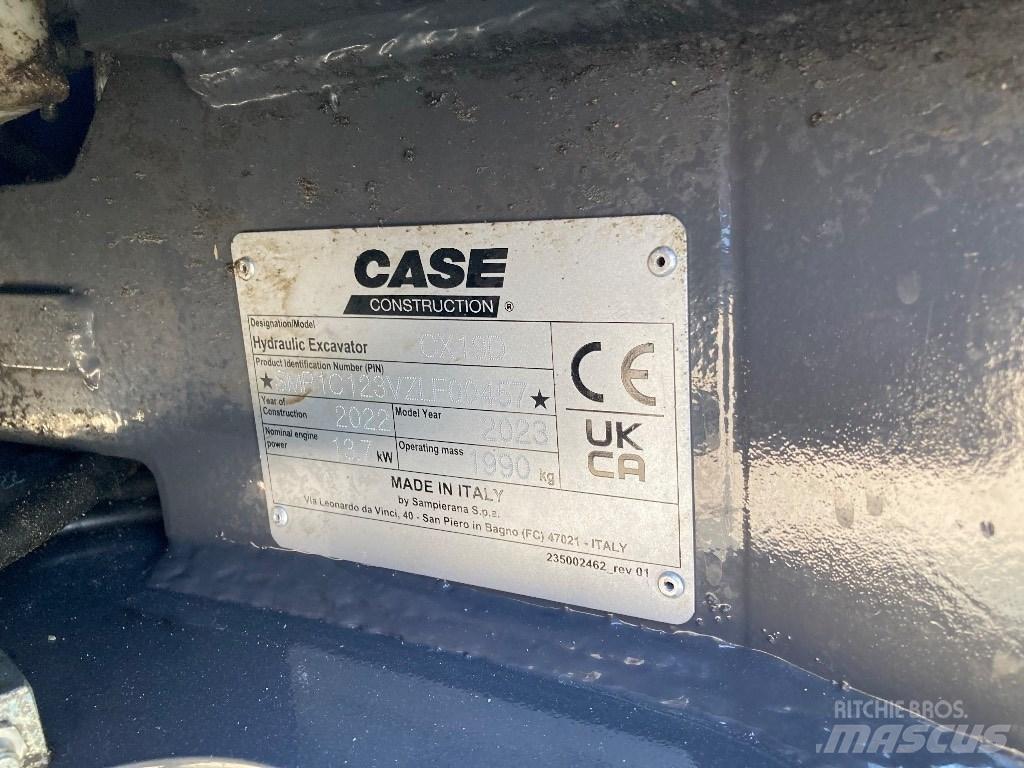 CASE CX 19 D Εκσκαφάκι (διαβολάκι) < 7t