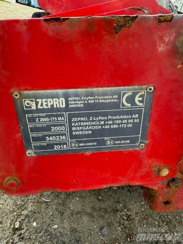 Zepro Bakgavellyft Πλατφόρμες