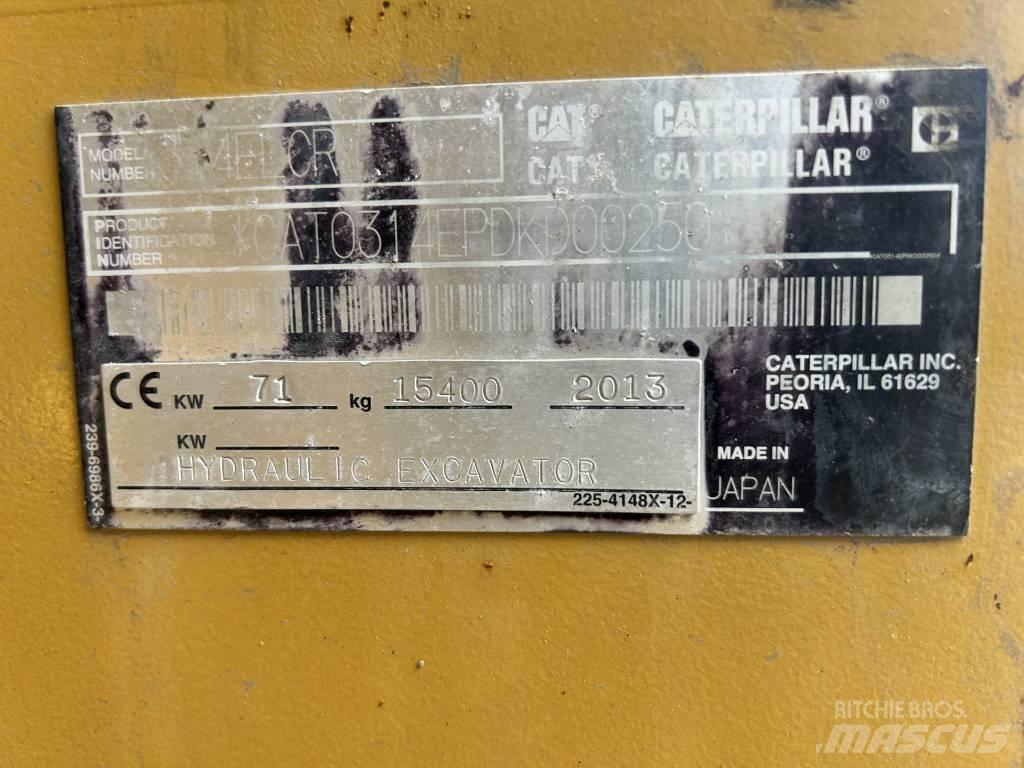 CAT 314 E LCR Εκσκαφείς με ερπύστριες
