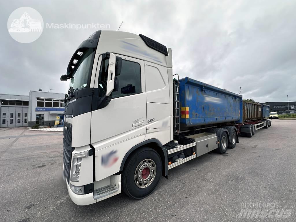 Volvo FH 500 EKIPAGE Φορτηγά ανατροπή με γάντζο