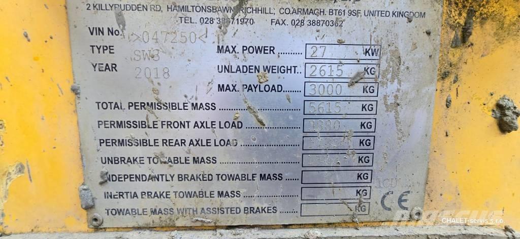 NC SW 3 Dumpers εργοταξίου