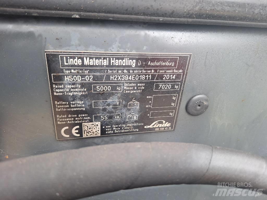 Linde H 50 D Πετρελαιοκίνητα Κλαρκ