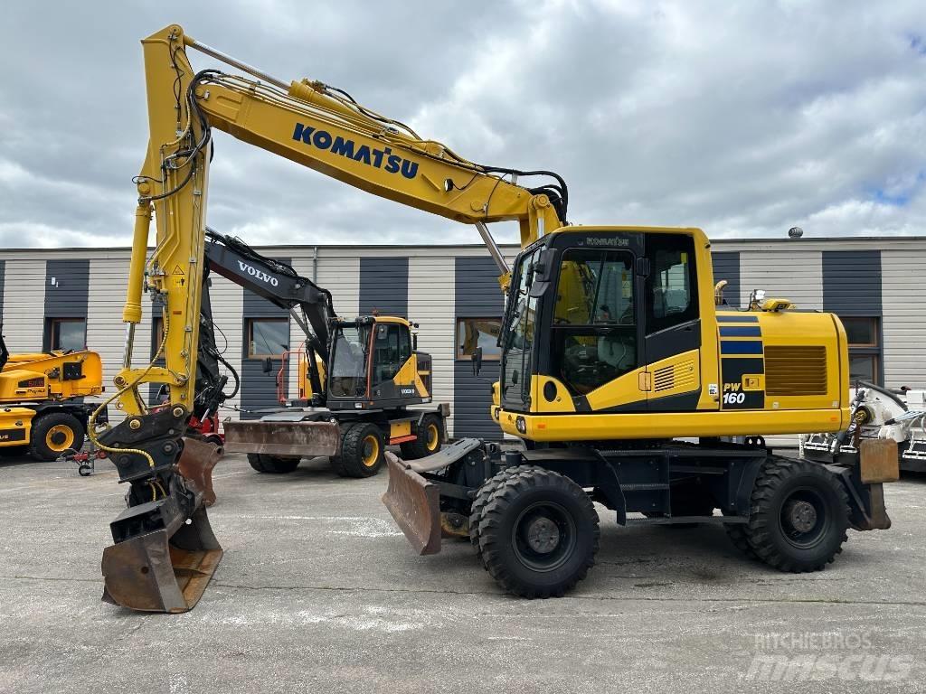 Komatsu PW160-11 Εκσκαφείς με τροχούς - λάστιχα