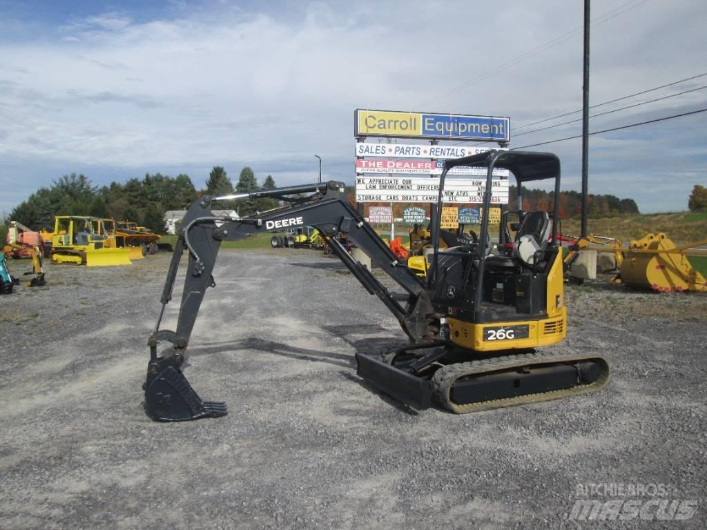 John Deere 26G Εκσκαφάκι (διαβολάκι) < 7t