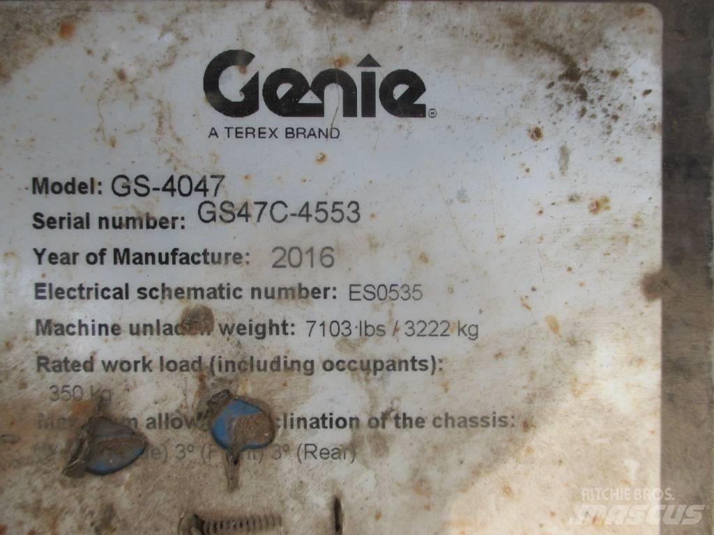 Genie GS 4047 Ανυψωτήρες ψαλιδωτής άρθρωσης