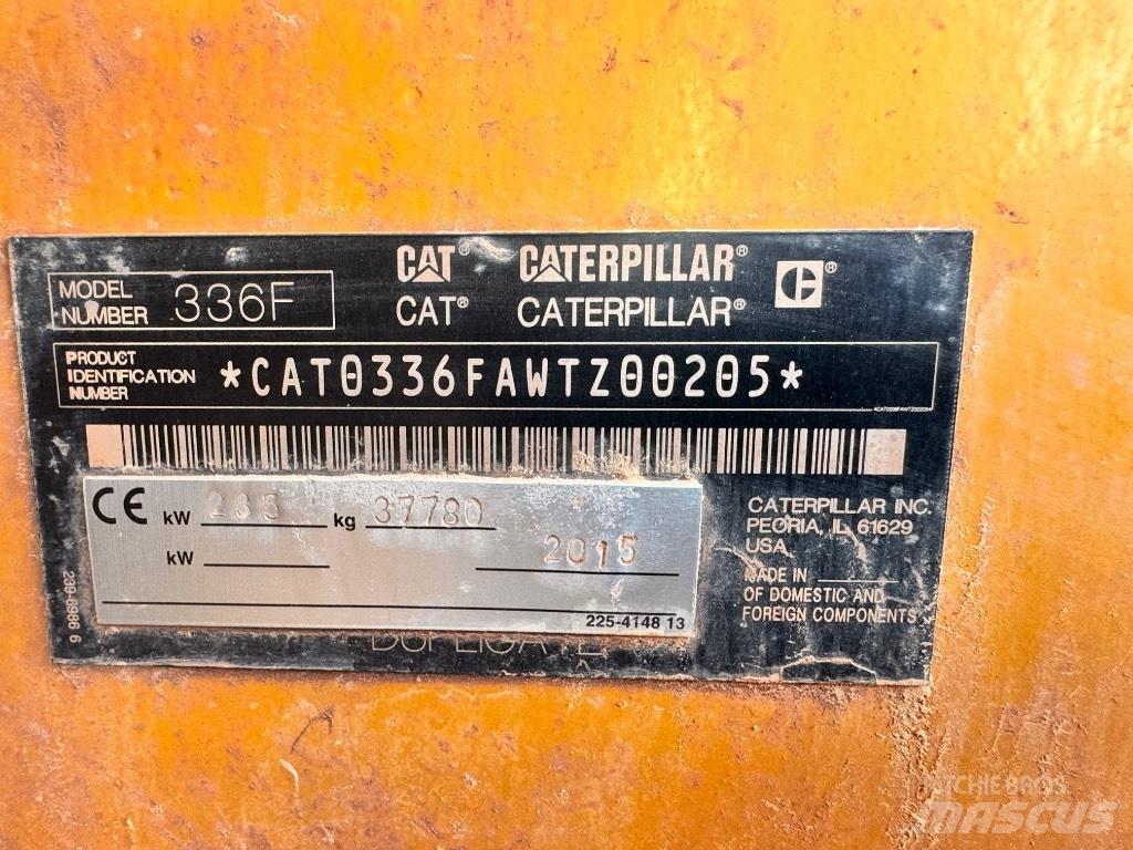 CAT 336 F L Εκσκαφείς με ερπύστριες