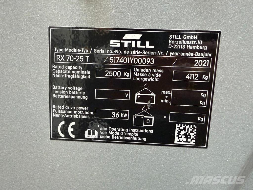 Still RX70-25T Περονοφόρα ανυψωτικά κλαρκ με φυσικό αέριο LPG