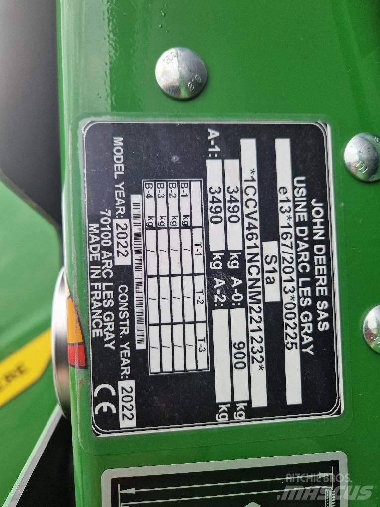 John Deere V461M Πρέσες κυλινδρικών δεμάτων