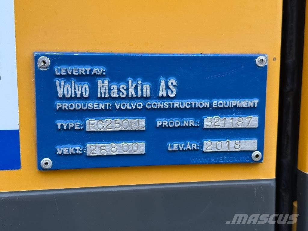 Volvo EC 250 EL Εκσκαφείς με ερπύστριες