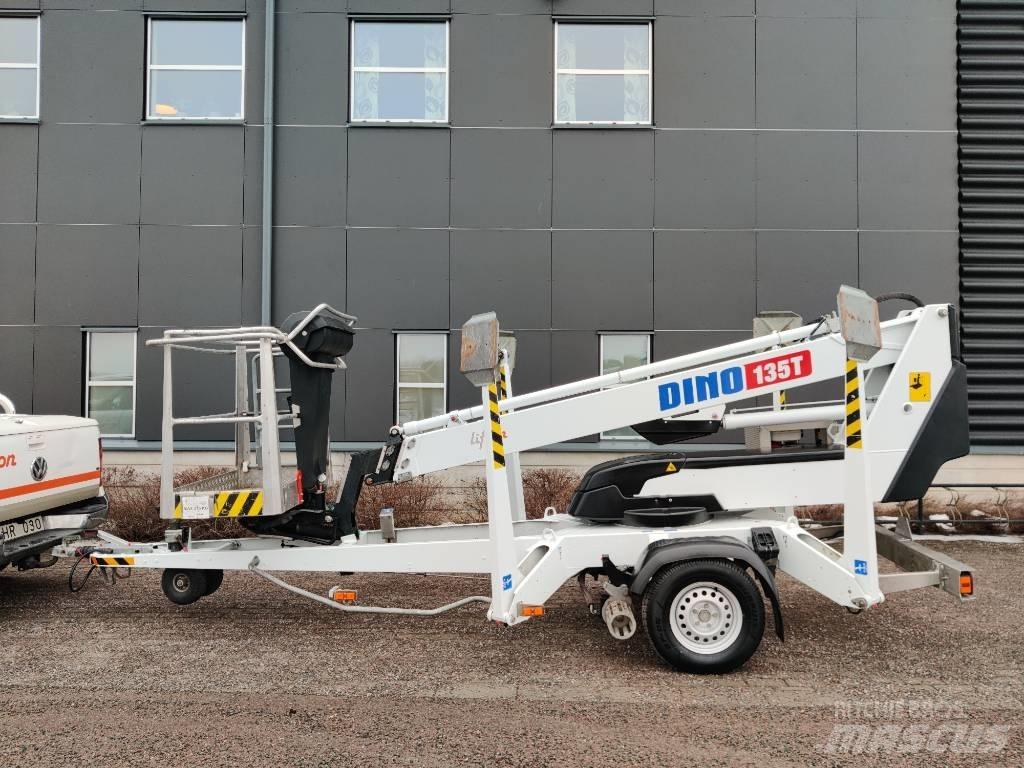 Dino 135 T Skylift Εναέριες πλατφόρμες τοποθετημένες σε ρυμούλκα