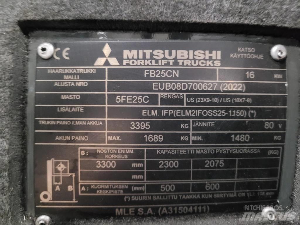 Mitsubishi FB 25 CN Ηλεκτρικά περονοφόρα ανυψωτικά κλαρκ