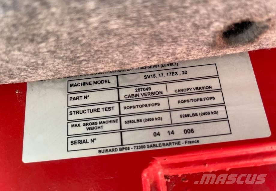 Yanmar SV15 Εκσκαφάκι (διαβολάκι) < 7t