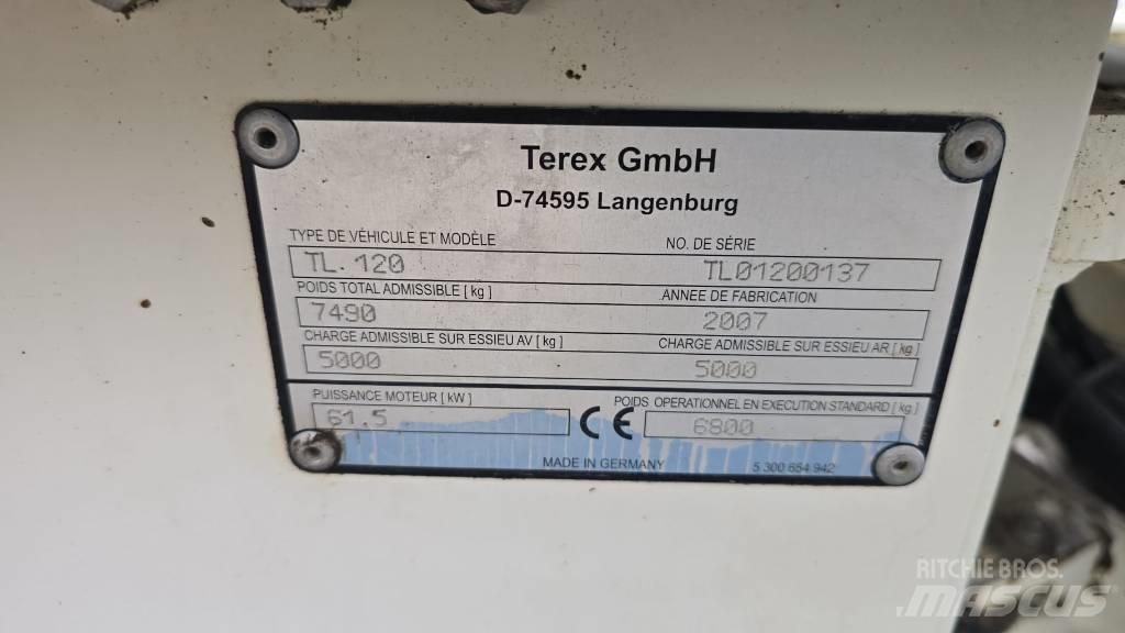Terex TL 120 Φορτωτές με λάστιχα (Τροχοφόροι)
