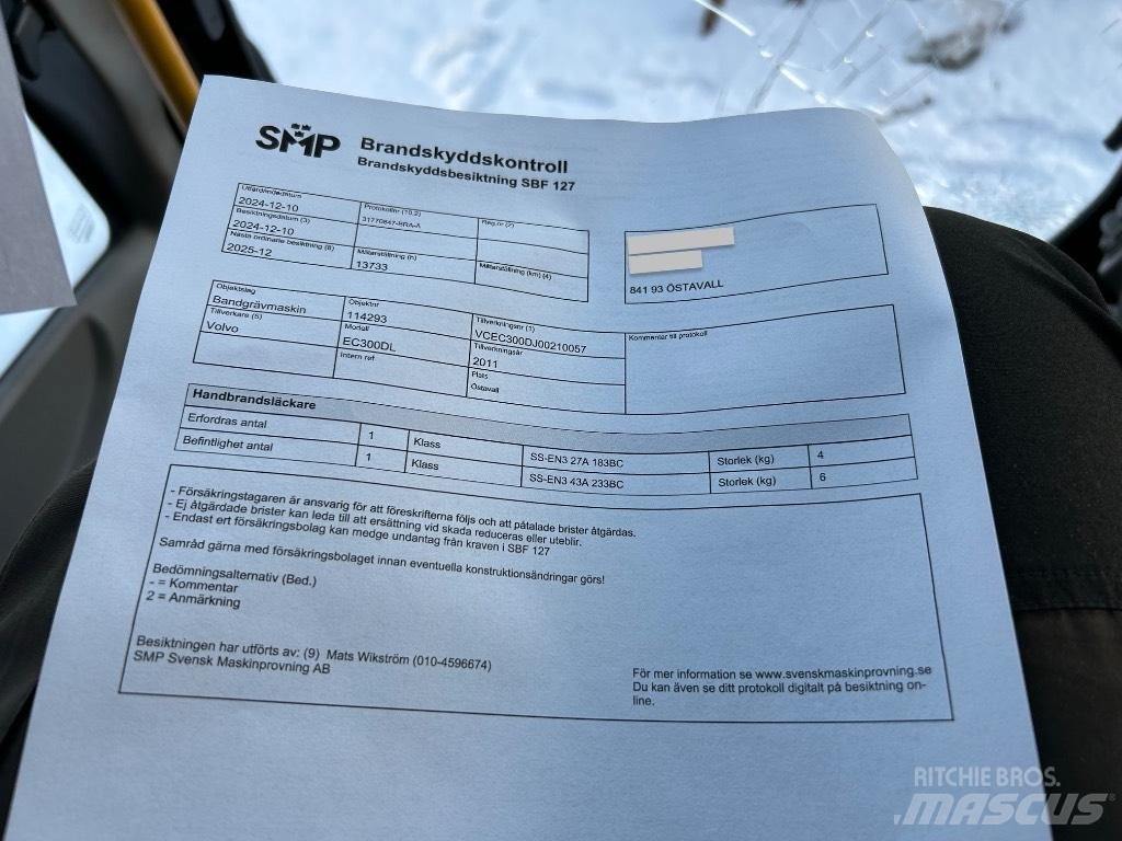 Volvo EC 300 D L Εκσκαφείς με ερπύστριες