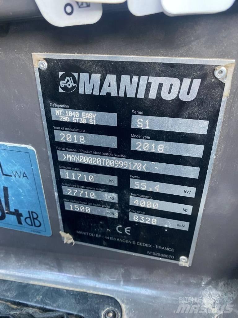 Manitou MT 1840 Τηλεσκοπικοί ανυψωτές