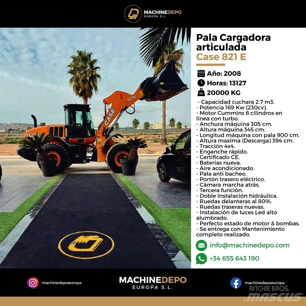 CASE 821 E Φορτωτές με λάστιχα (Τροχοφόροι)