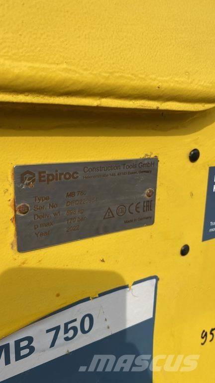 Epiroc MB750 Σφυριά / Σπαστήρες