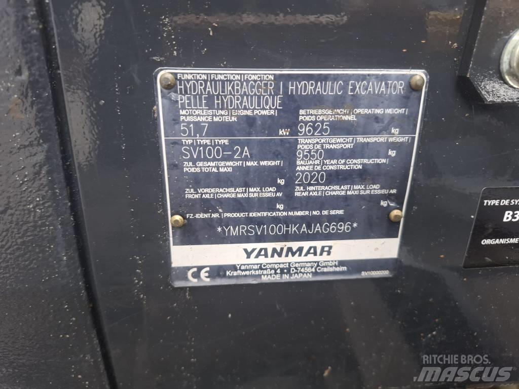 Yanmar SV 100-2A Μίνι εκσκαφείς 7t - 12t