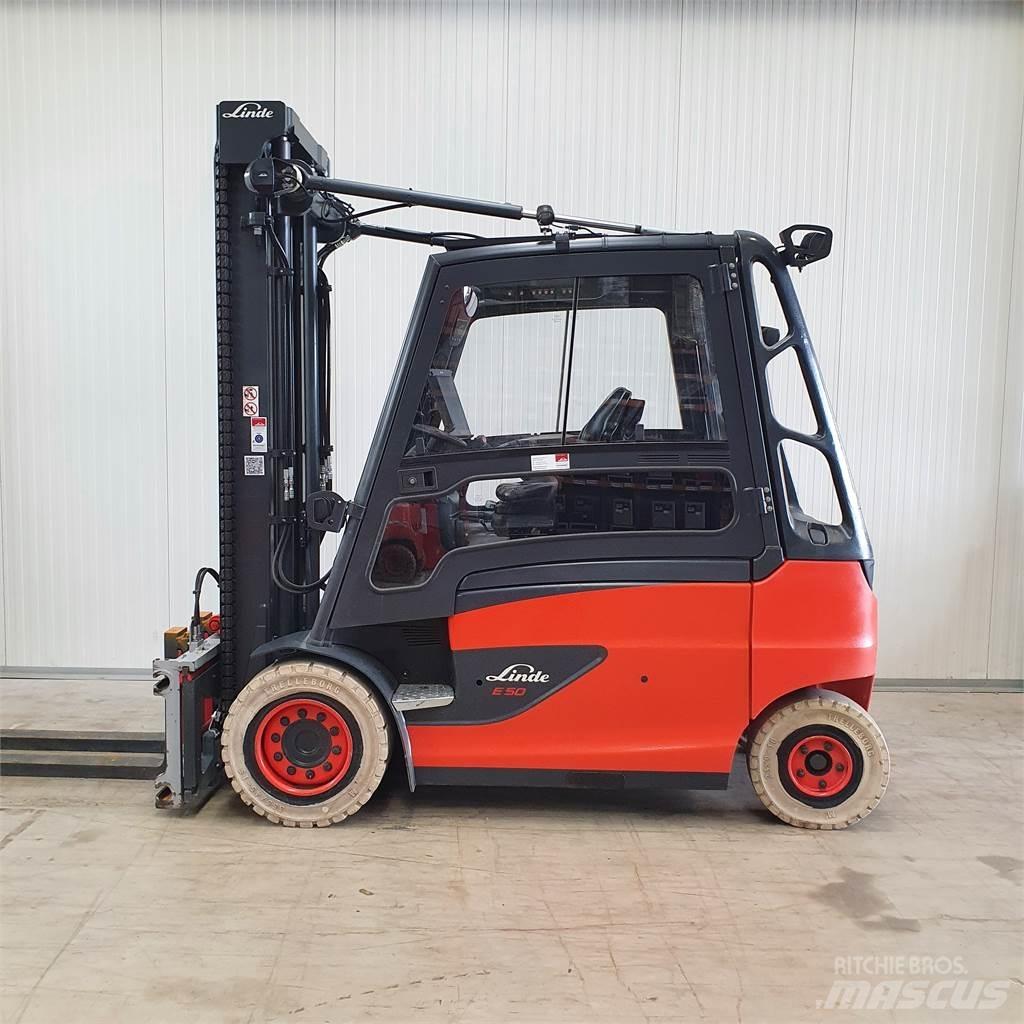 Linde E50HL Ηλεκτρικά περονοφόρα ανυψωτικά κλαρκ