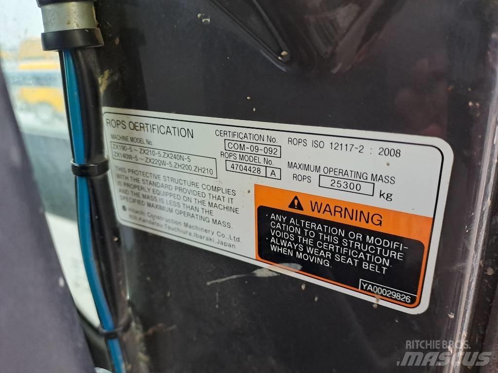 Hitachi ZX210LC-5B Εκσκαφείς με ερπύστριες