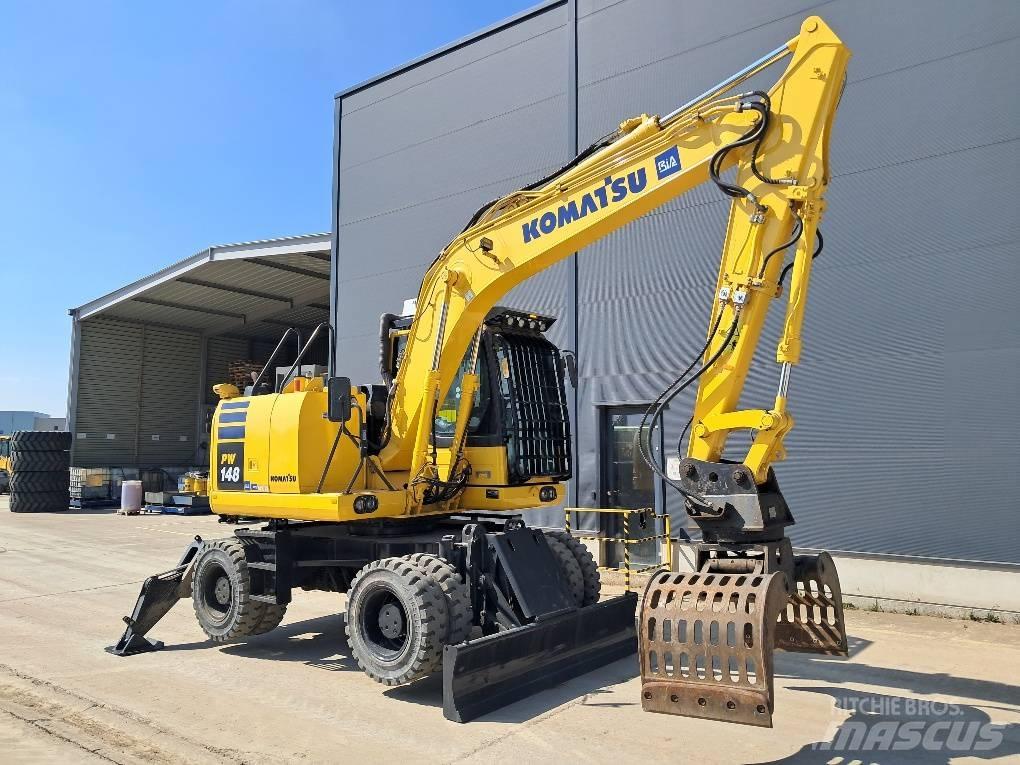 Komatsu PW148-10 Εκσκαφείς με τροχούς - λάστιχα