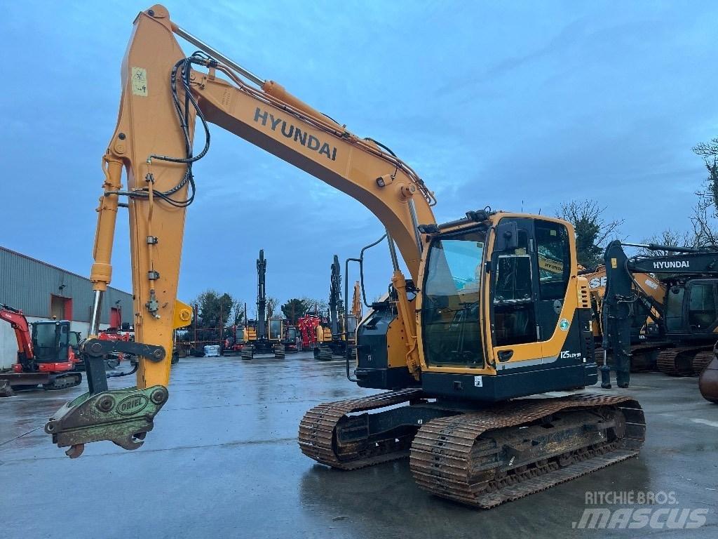 Hyundai R125LCR-9A Εκσκαφείς με ερπύστριες